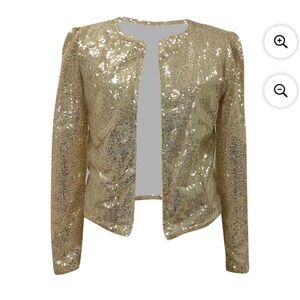 Gold Sequin Women's Jacket